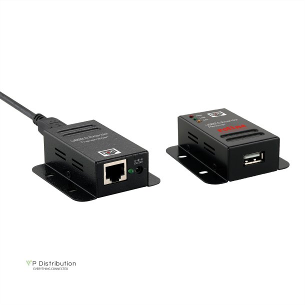 ROLINE USB 2.0 Extender over RJ-45, PoC, 1x USB, max. 50m