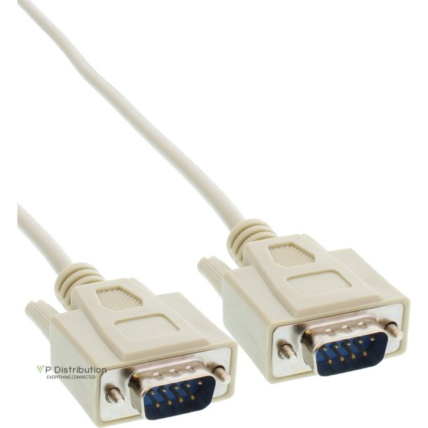InLine Serial Cable DB9 male to male direct 2m