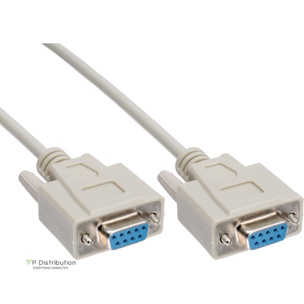 InLine&reg; Null Modem Cable DB9 female to female 2m