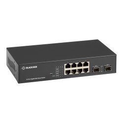 Black Box Gigabit Web Smart Switch 10 Port Us Intl
