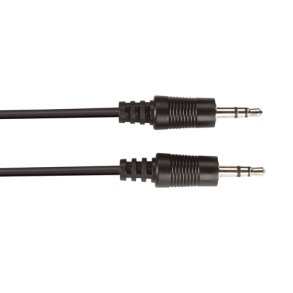 Black Box 3.5Mm M-M Streo Audio Cbl; 24Awg, Black Molded 10Ft