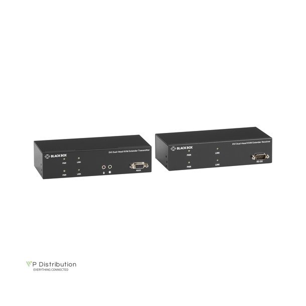 Black Box Kvx 200 Series Dvi Fibre Kvm Extender, Dh, Tx+Rx, Lfp442