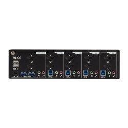 Black Box 4 Port, Dual Head, Dp1.2, Usb3, Audio Kvm Switch, Edid