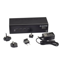 Black Box 4 Port, Dual Head, Hdmi/Dp,Usb3,Audio,Kvm Switch