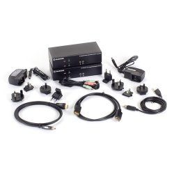 Black Box Kvx 200 Series Hdmi/Dp Fibre Kvm Extender, Dh, Tx+Rx, Lfp412