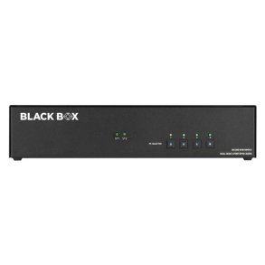 Black Box Niap4 Secure Kvm Switch, Dual Head, 4-Port, Dp