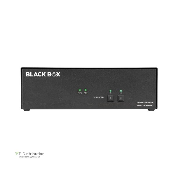 Black Box Niap4 Secure Kvm Switch, Dual Head, 4-Port, Dvi-I