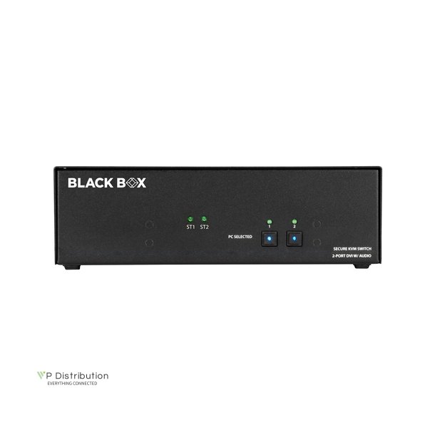 Black Box Niap4 Secure Kvm Switch, Single Head, 4-Port, Dvi-I