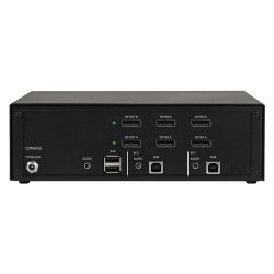 Black Box Niap4 Secure Kvm Switch, Dual Head, 2-Port, Dp