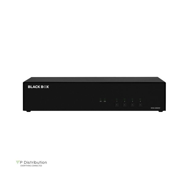 Black Box Niap4 Secure Kvm Switch, Dual Head, 4-Port, Hdmi/Dp Combo