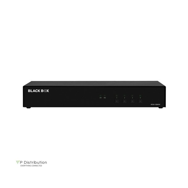 Black Box Niap4 Secure Kvm Switch, 4 Port Single Head Hdmi/Dp Combo, C