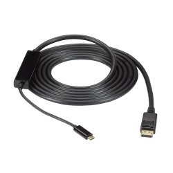 Black Box Usbc To Displayport 1.2 Cable, 4K60, Mid-Adapter, 10Ft