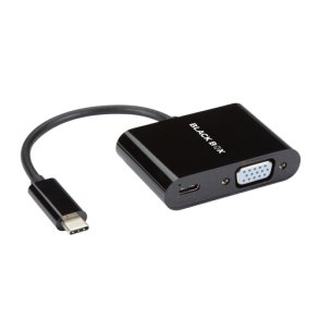 Black Box Usbc To Vga + Usbc 60W Pd Charge Adapter