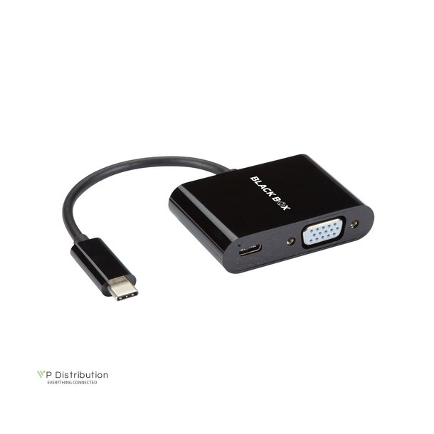 Black Box Usbc To Vga + Usbc 60W Pd Charge Adapter