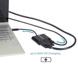 Black Box Usbc To Dvi + Usbc 60W Pd Charge Adapter