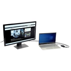 Black Box Usbc To Dvi + Usbc 60W Pd Charge Adapter