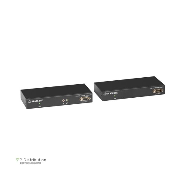 Black Box Kvx Series Dvi-D Kvm Extender, Sh, Tx+Rx