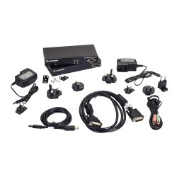 Black Box Kvx Series Dvi-D Kvm Extender, Sh, Tx+Rx