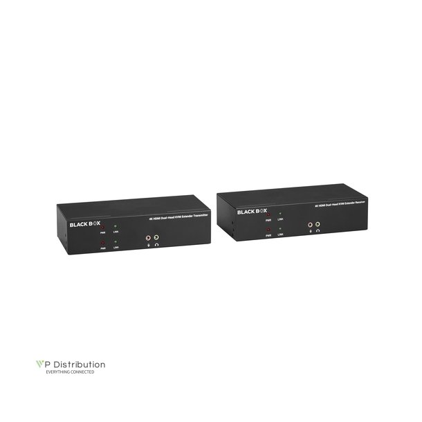 Black Box Kvx Series Hdmi Fiber Kvm Extender, Dh, Tx+Rx