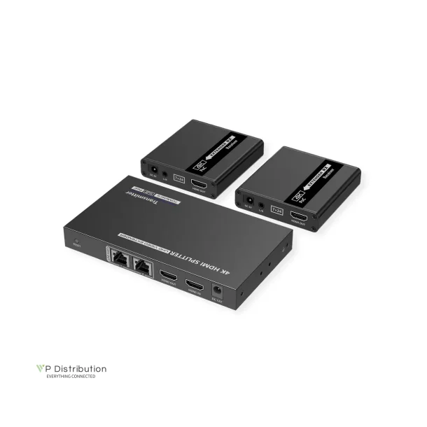 VALUE 1x2 HDMI Splitter with Extender Function (RJ45), 4K30Hz, 40m