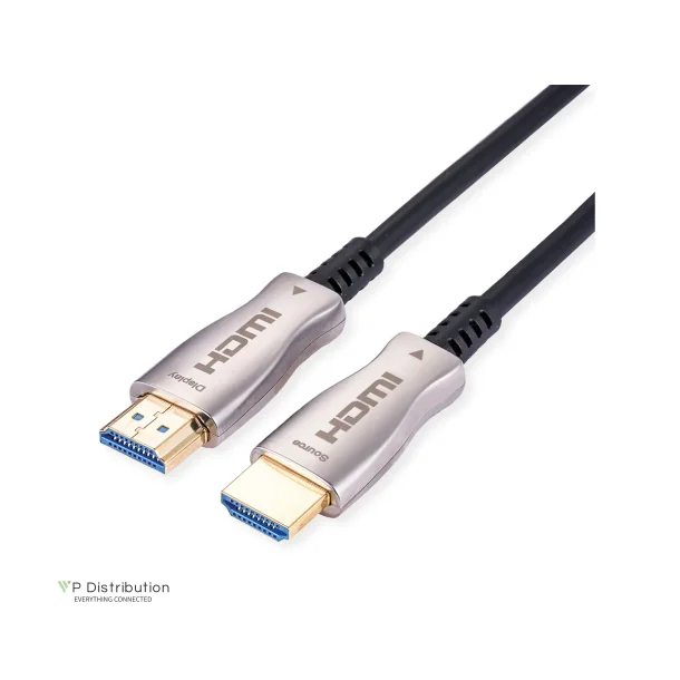 VALUE Cable UHD HDMI Active Optical (AOC), 4K60, M/M, 15m