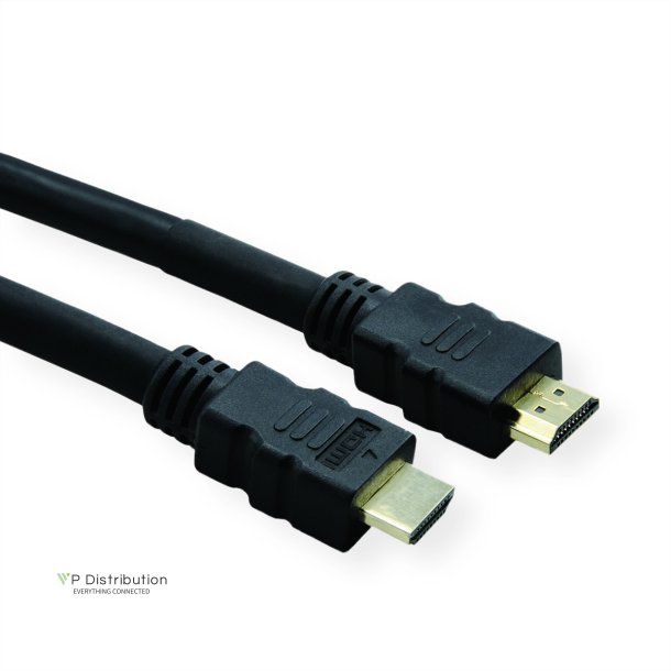 ROLINE HDMI High Speed Cable with Ethernet, M - M, with Repeater, 25 m