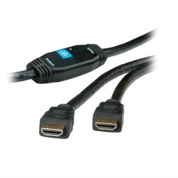 ROLINE HDMI High Speed Cable, M - M, with Repeater, 30 m
