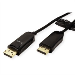 ROLINE DisplayPort v1.4 Cable (AOC), M/M, 15 m