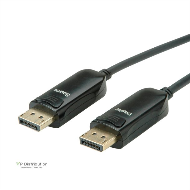 ROLINE DisplayPort v1.4 Cable (AOC), M/M, 30 m