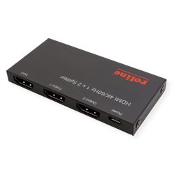 ROLINE HDMI Splitter, Ultra Slim, 2-way