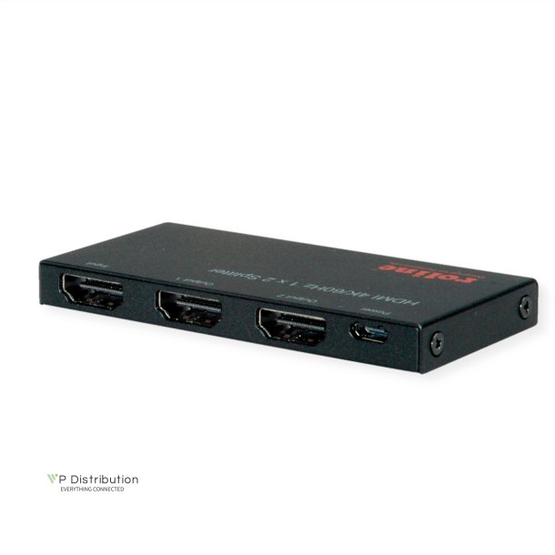 ROLINE HDMI Splitter, Ultra Slim, 2-way