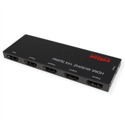 ROLINE HDMI video splitter, ultra slim, 4x