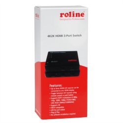ROLINE 4K HDMI Switch, 3-way