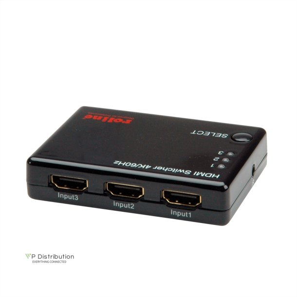 ROLINE 4K HDMI Switch, 3-way