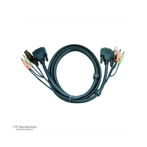 ATEN 3M USB DVI-D Dual Link KVM Cable