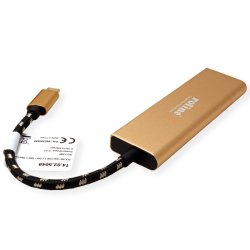 ROLINE GOLD USB 3.2 Gen 1 Hub, 4 Ports, Type C connection cable