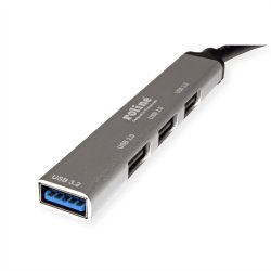 ROLINE USB 3.2 Gen 1 Hub, 4 Ports, Type C Connection Cable