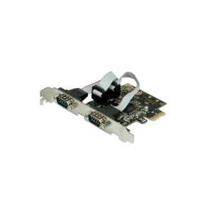 VALUE PCI - Express Adapter, 2x Serial RS232 D - Sub 9 Ports