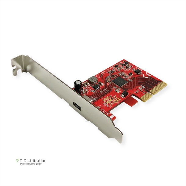 ROLINE PCI-Express Adapter, 1x Port Type C USB 3.2 Gen 2x2