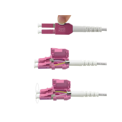 ROLINE FO Cable UNIBOOT, LC, DX OM4, 10m OD2.0mm