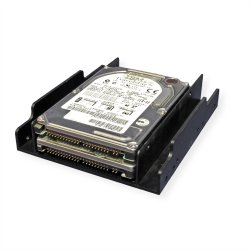HDD Mounting Adp 3.5, 2x 2.5 HDD, blk