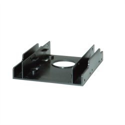 HDD Mounting Adp 3.5, 2x 2.5 HDD, blk
