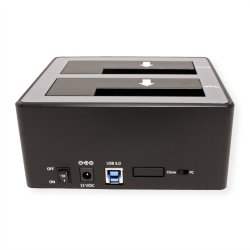 ROLINE 2.5" / 3.5" SATA HDD/SSD Docking Station, USB 3.2 Gen 1, HDD Clone-Function