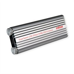 ROLINE External Type M.2 NVMe SSD Enclosure with USB 3.2 Gen 2x2 Type C