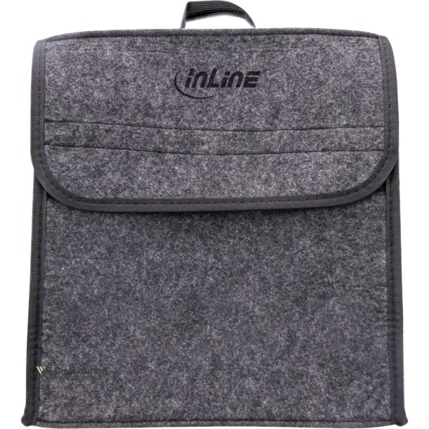 InLine&reg; Storage bag for EV car charging cable, up to 7.5m, grey