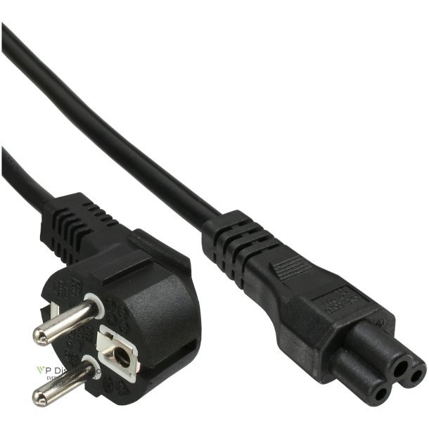 InLine AC Power Cord for notebook black 2m