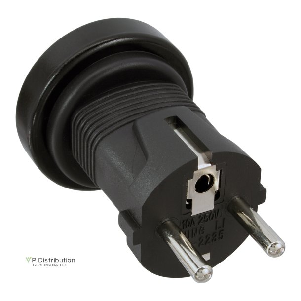 InLine&reg; Travel Adapter Type F to I German to Australia + NZ