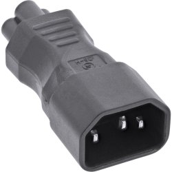 InLine Power supply adapter IEC 60320 C14 / C5, 3-pin, cold device cable / notebook