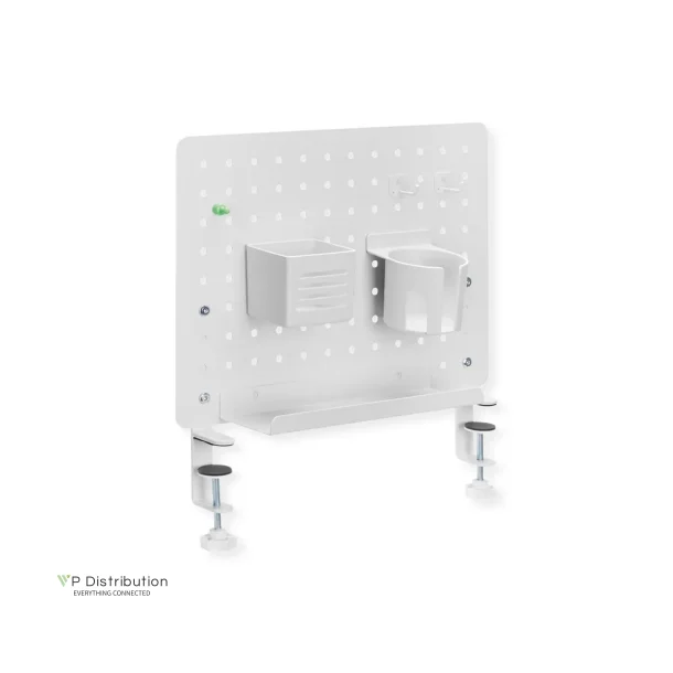 VALUE Clamp Mount Pegboard, White