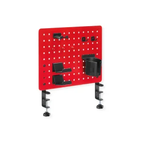 VALUE Gaming Clamp Mount Pegboard, Red